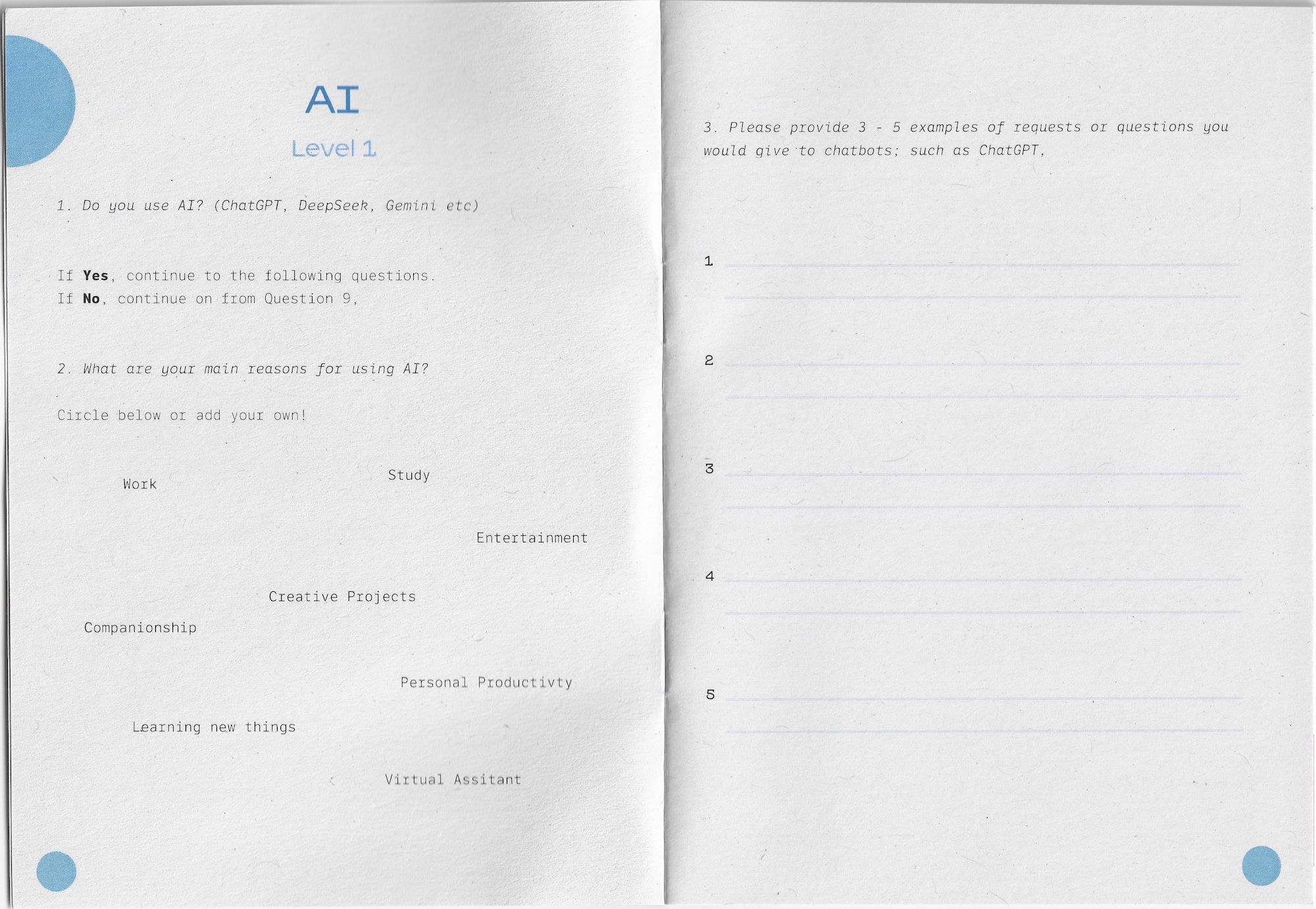 Chapter 'AI' - Pages 3 and 4