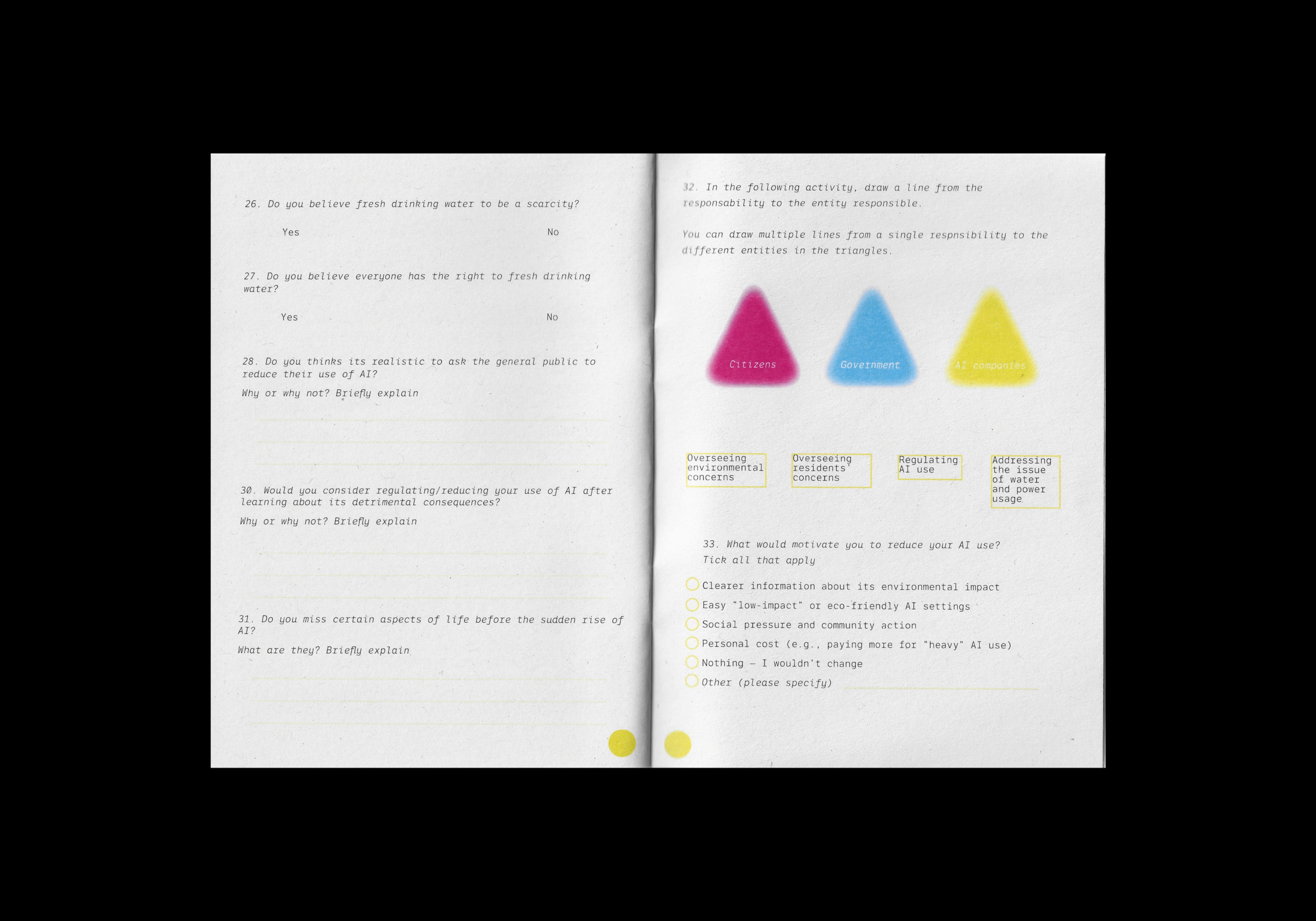 'Environment' chapter continued - Pages 19 and 20