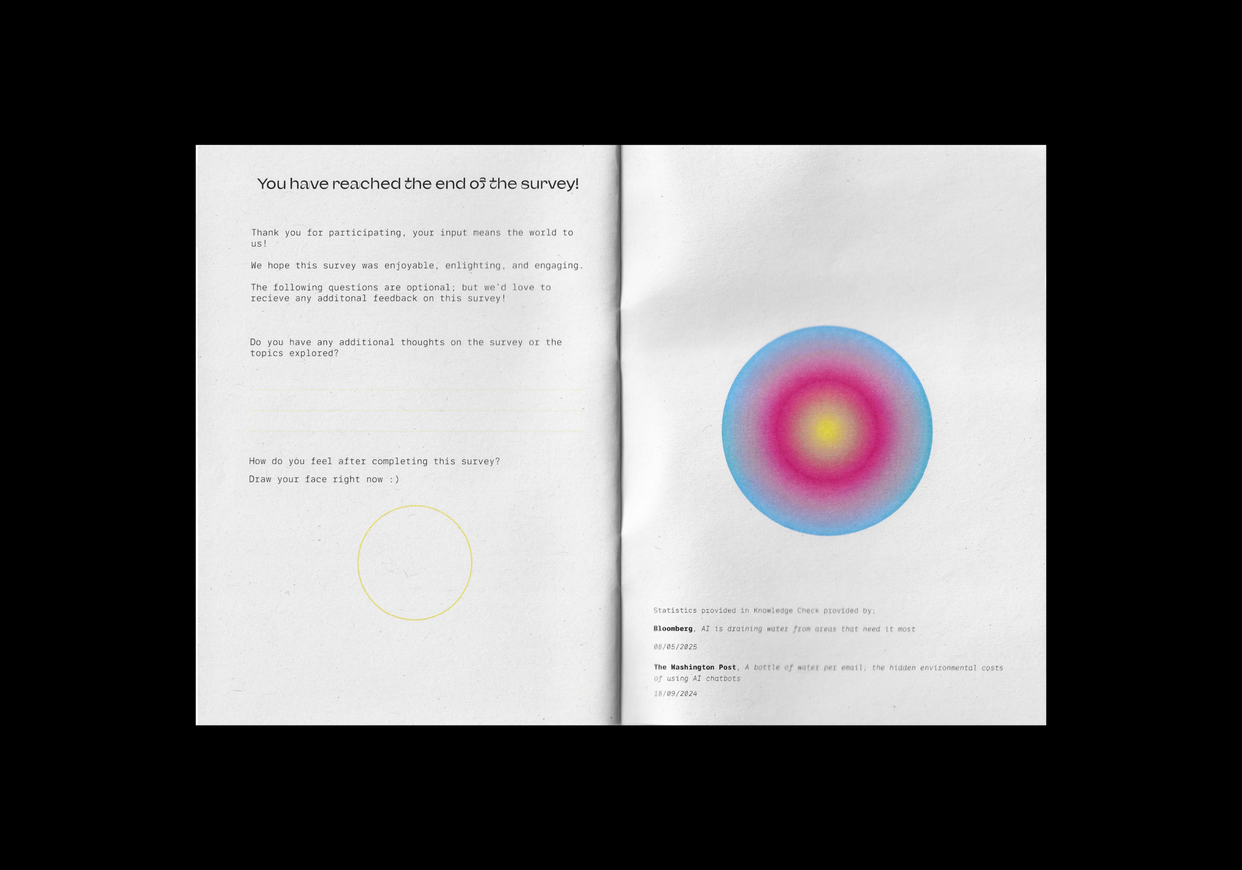 Feedback - Pages 21 and 22