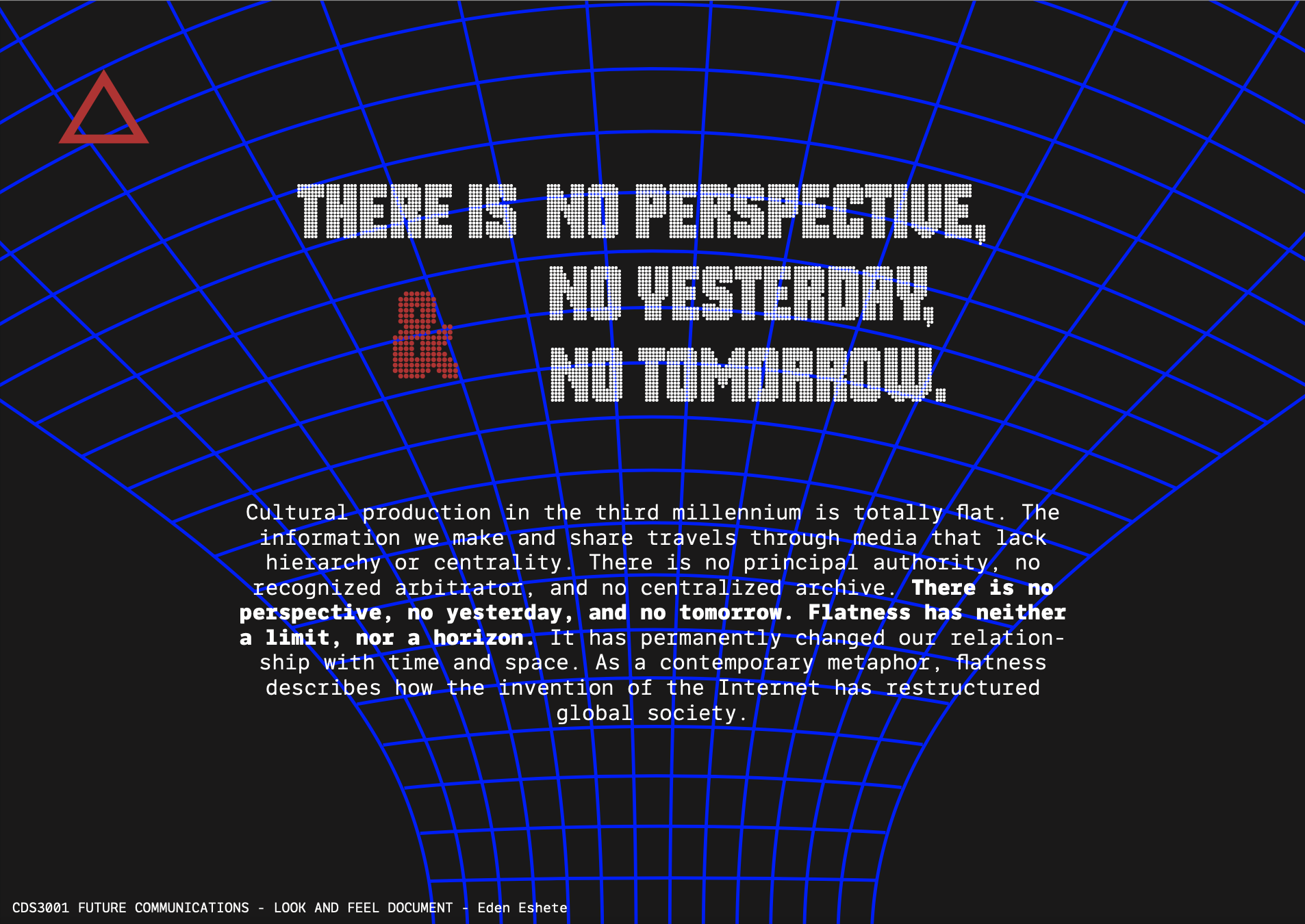 Excerpt from preliminary Look and Feel