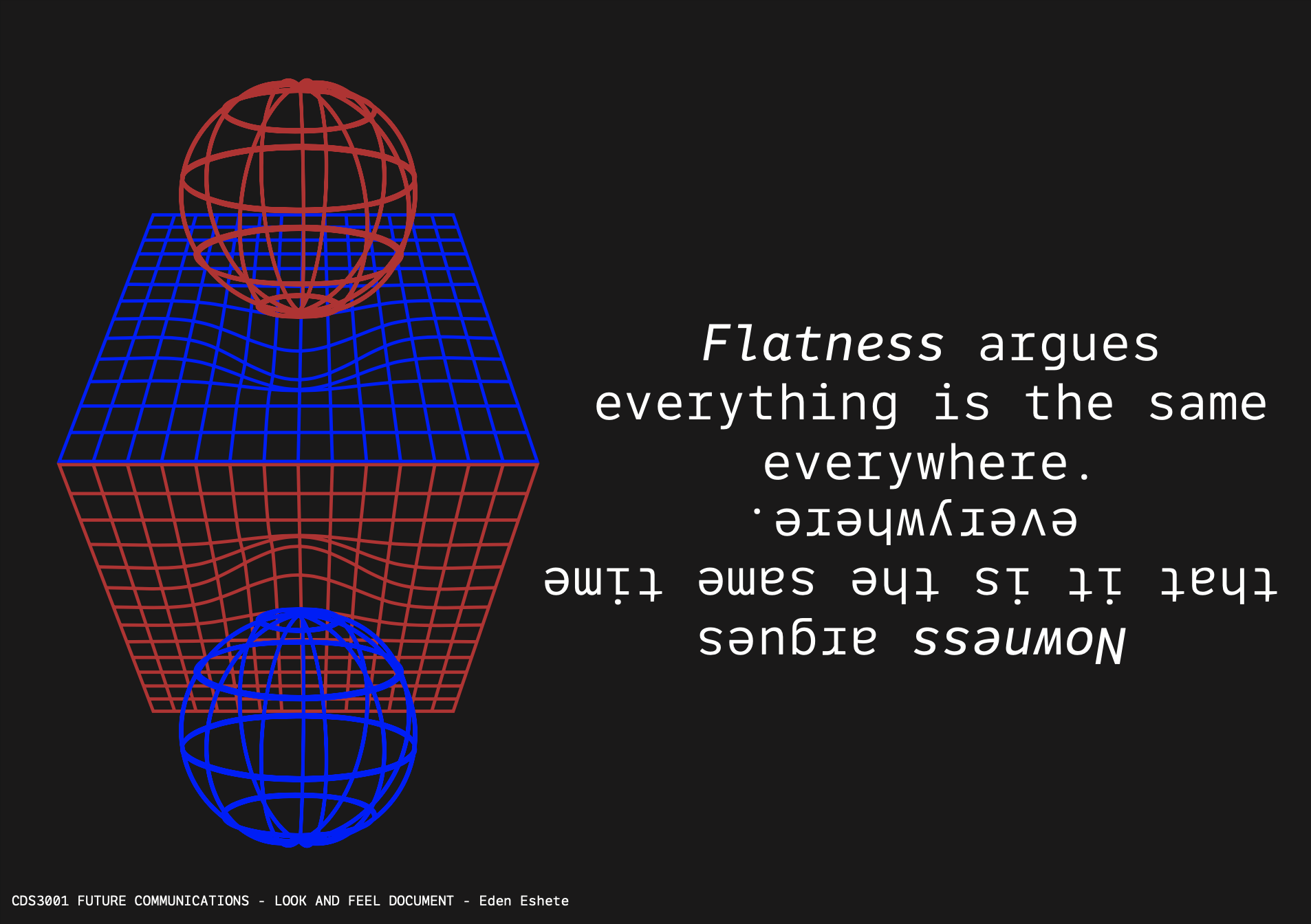 Excerpt from preliminary Look and Feel