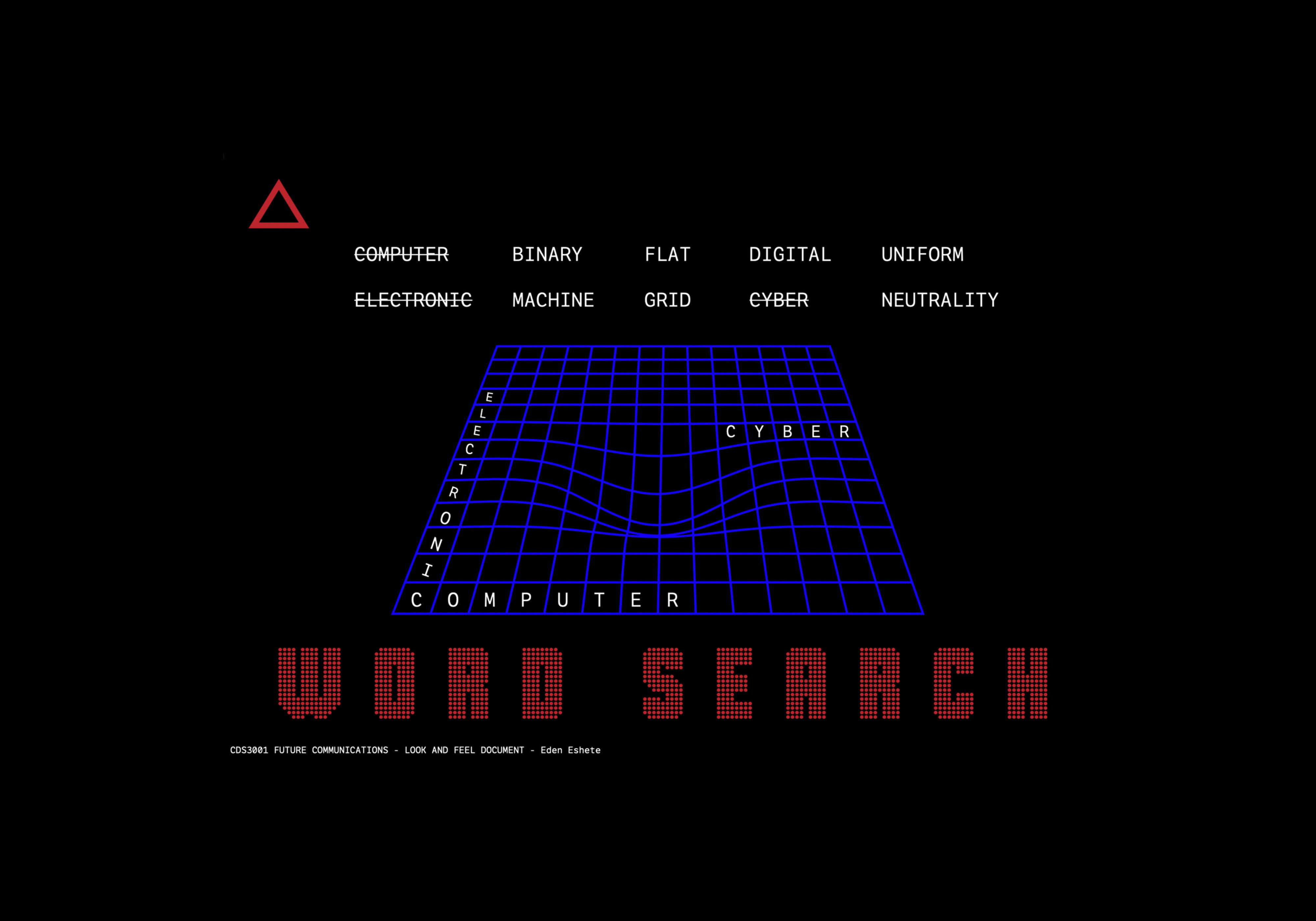 Excerpt from preliminary Look and Feel