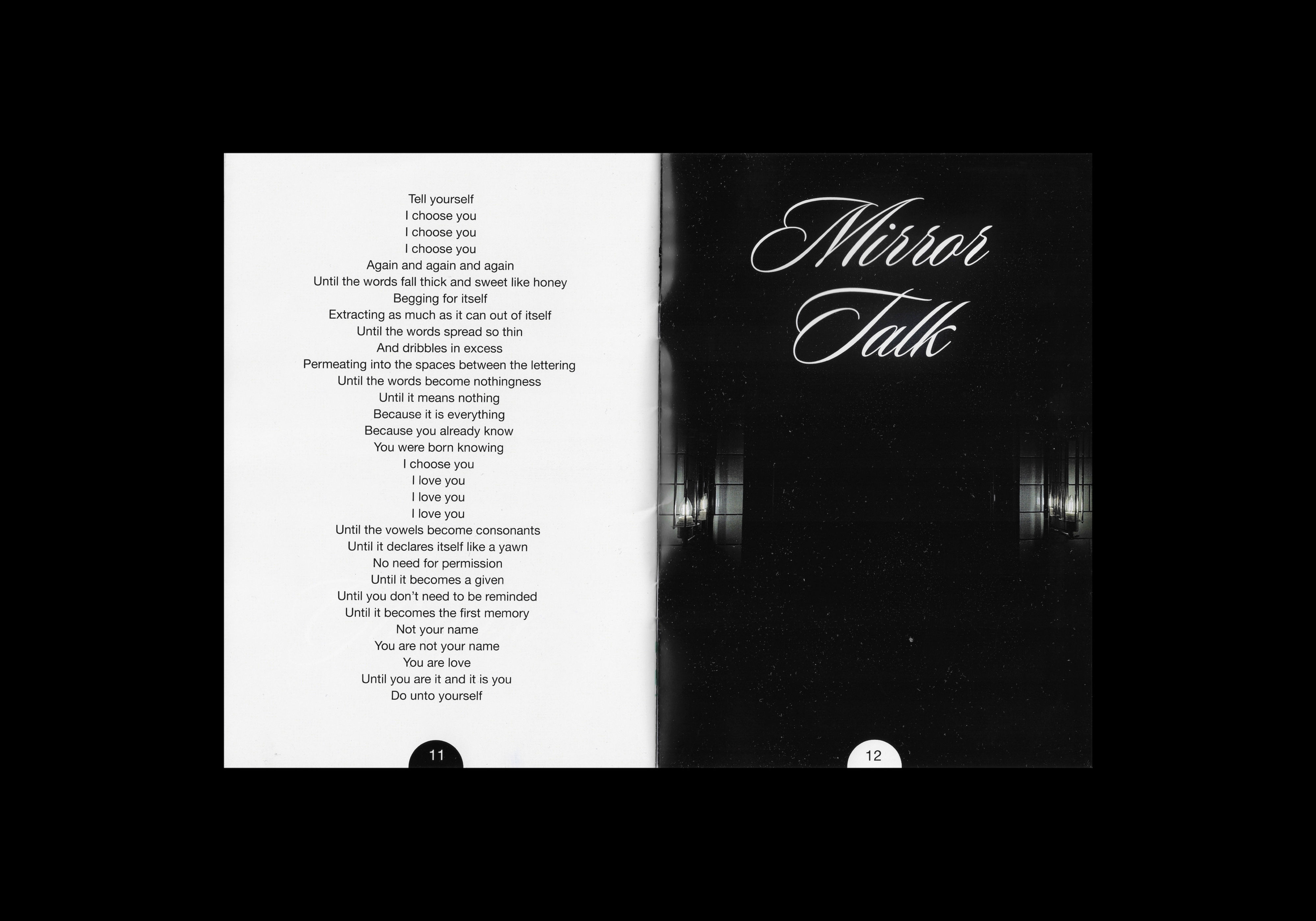 'Mirror Talk' - Pages 11 and 12