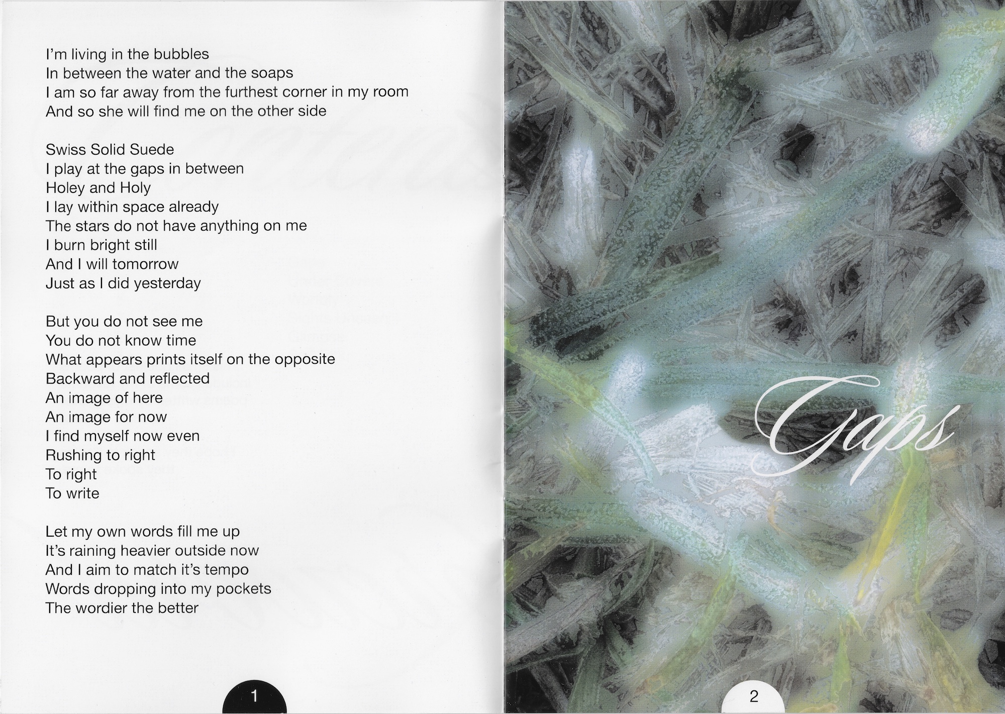 'Gaps' - Pages 1 and 2