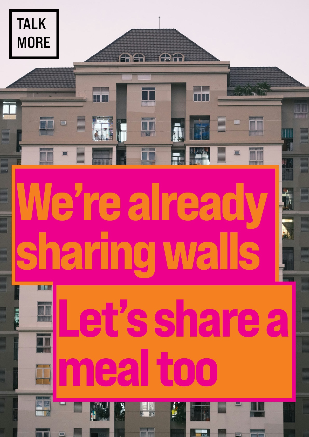 Share a meal - Poster