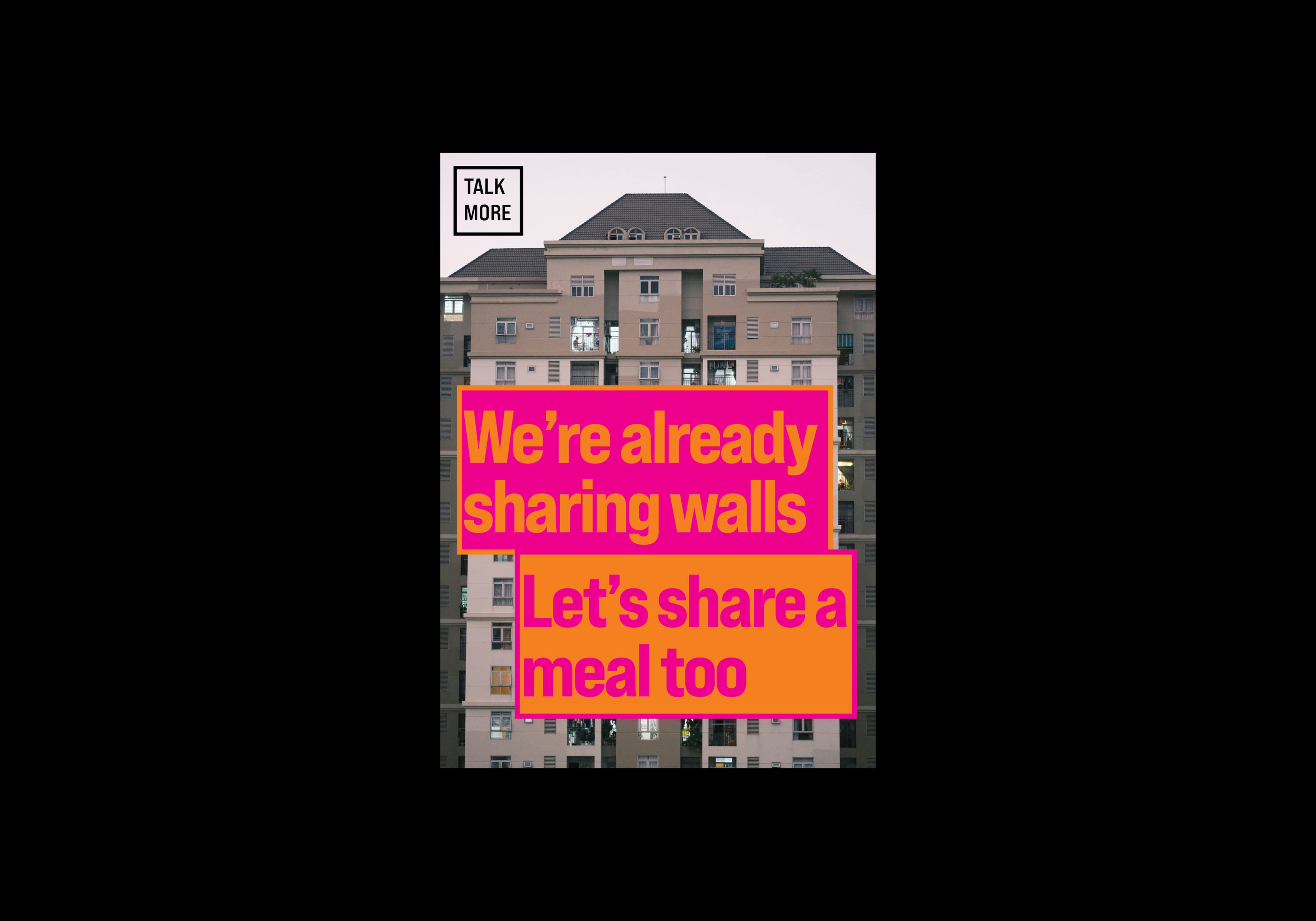 Share a meal - Poster